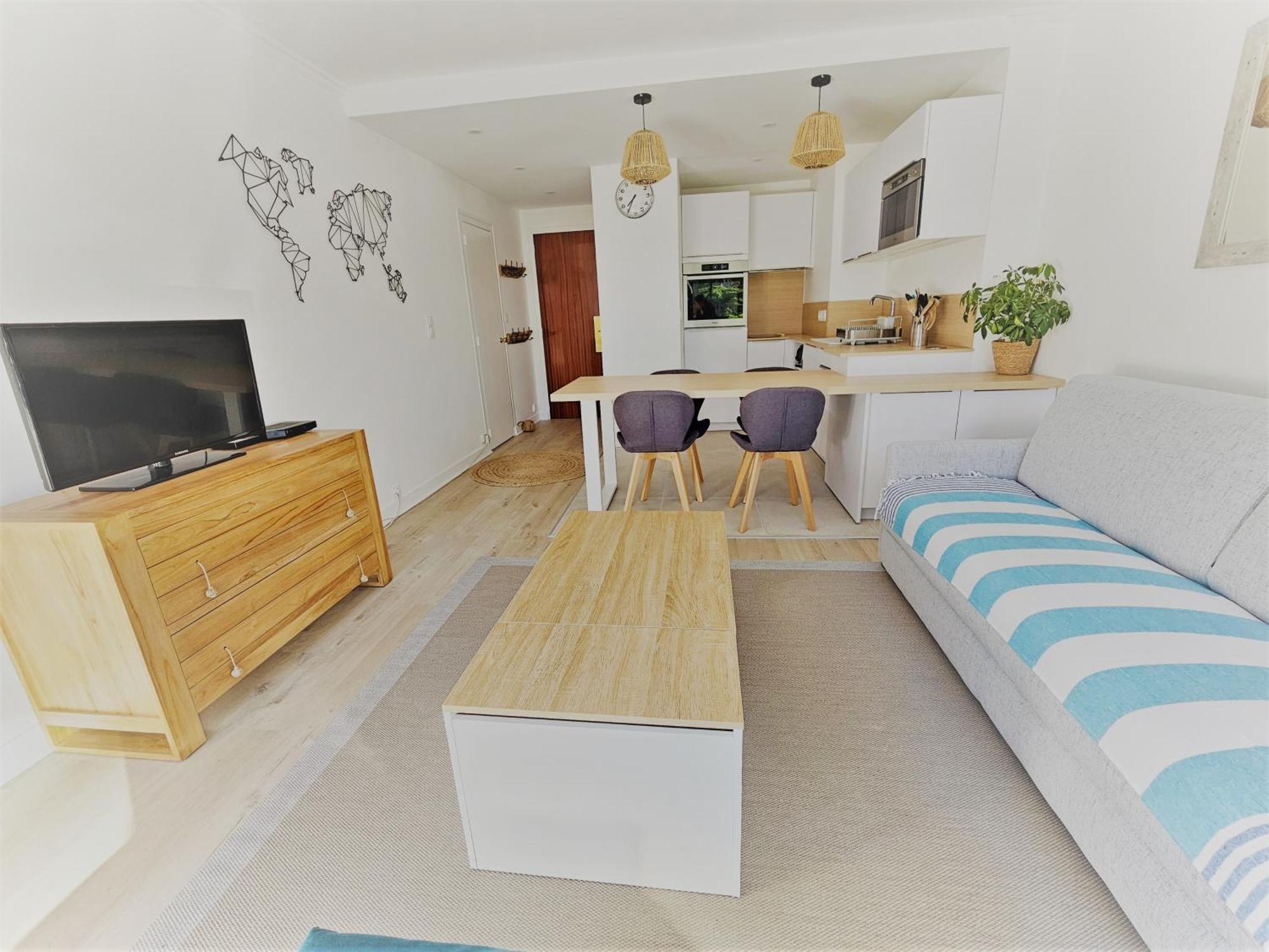 Le Capitole - Studio Plage Benoit Dans Residence Face Mer La Baule Exteriér fotografie